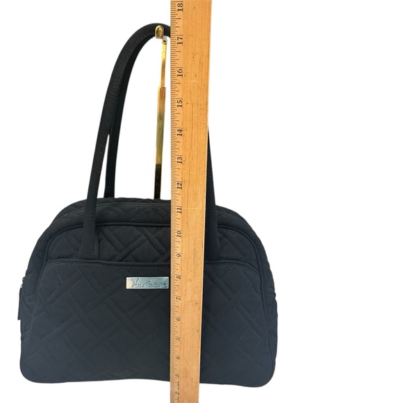 Vera Bradley Classic Black Quilted Medium Bowler Hand Bag with Coin Purse_NWT - Picture 3 of 16